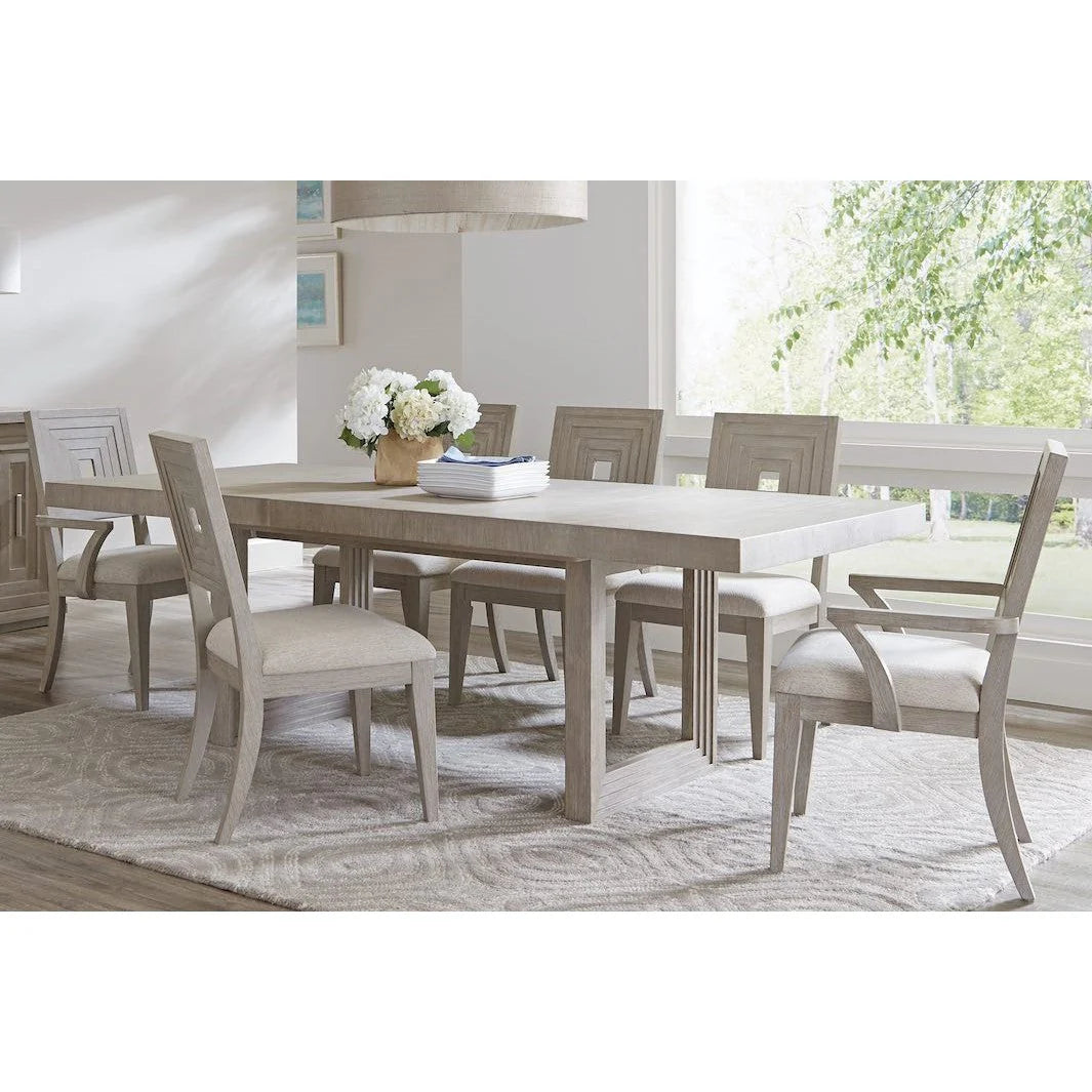 Stepstone Mist 7-Pc Dining Set Extendable (74-92")